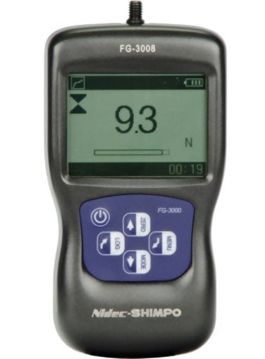 Shimpo FG-3005 Digital Force Gauge, 11 lb / 50 N Capacity