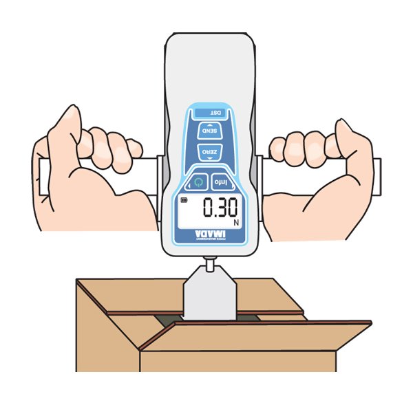 Imada DST-0.4 Digital Force Gauge DST, 7 oz / 200 g / 2 N Capacity - DST-0.4A