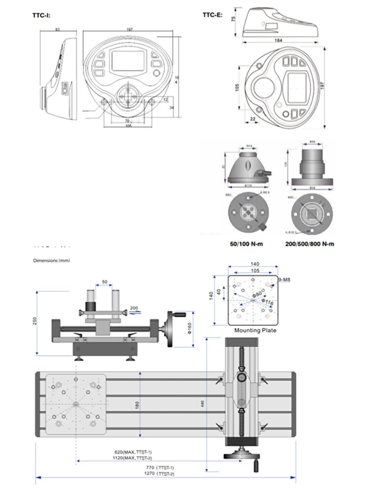 Shimpo TTC Probador Digital de Herramientas de Torque