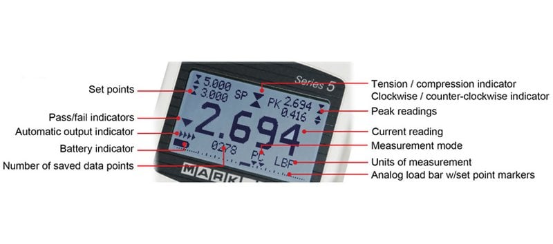 Mark-10 M5I Advanced Digital Force / Torque Indicator
