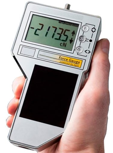 Alluris FMI-S30K5 Solar Powered Digital Force Gauge with USB Data Output, 5000 N Range